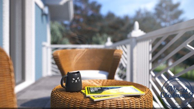 Фото из портфолио Двухэтажный коттедж с террасой – фотографии дизайна интерьеров на INMYROOM