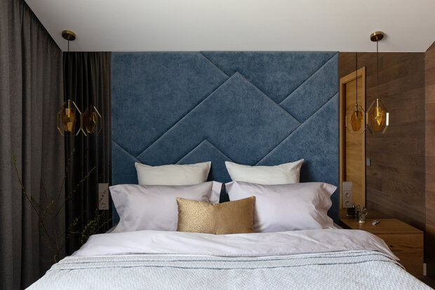 Фотография: Спальня в стиле Современный, Дом, Проект дня, Дом и дача, Ленинградская область, 4 и больше, Более 90 метров, Светлана Куксова, минимализм с элементами современного дизайна – фото на INMYROOM