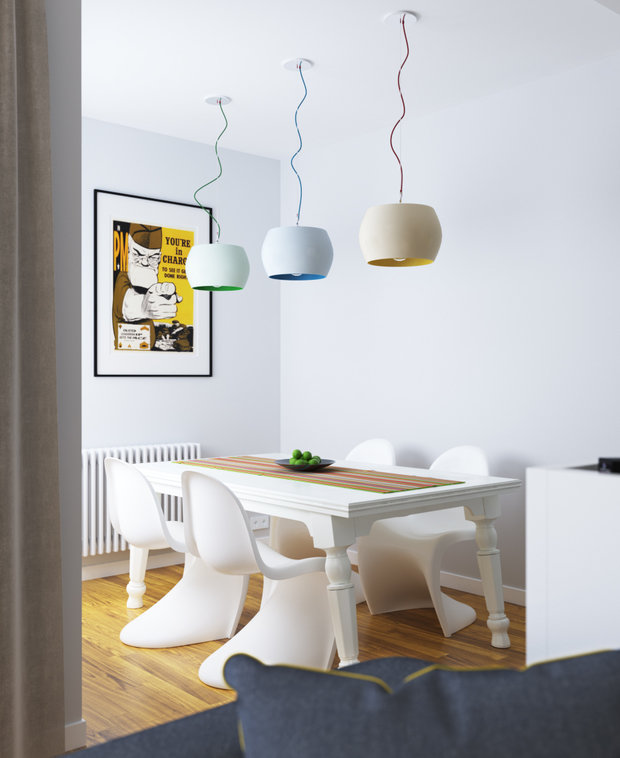 Фото из портфолио Яркая квартира – фотографии дизайна интерьеров на INMYROOM