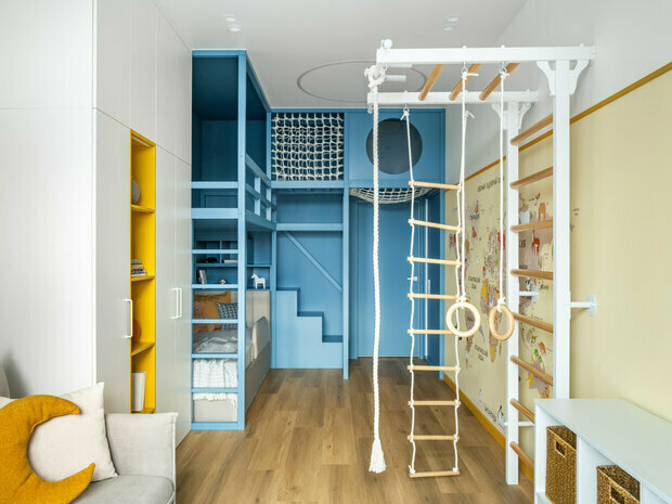 Фотография: Детская в стиле Современный, Квартира, Проект дня, Санкт-Петербург, 3 комнаты, Более 90 метров, ЖК «Сосновка» – фото на INMYROOM