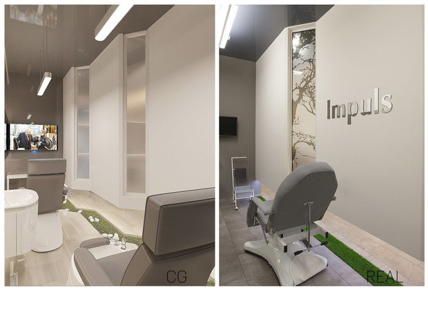 Фото из портфолио Impuls Day&Night beauty studio Jumbo – фотографии дизайна интерьеров на INMYROOM