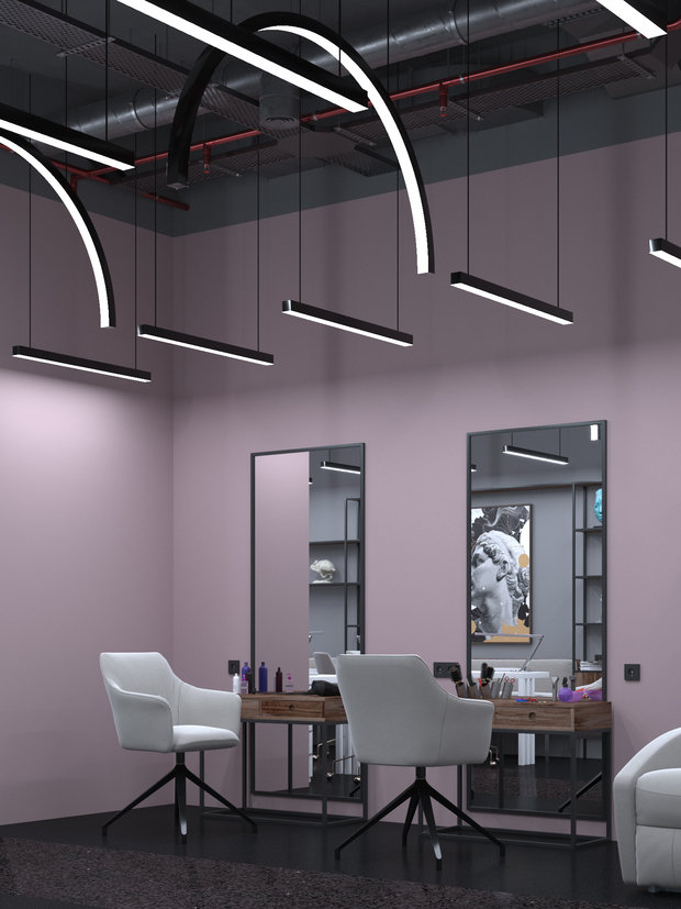 Фото из портфолио Барбершоп и Салон красоты Black Rabbit 140 кв.м. г. Москва – фотографии дизайна интерьеров на INMYROOM