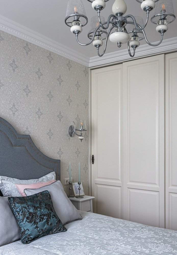 Фотография: Спальня в стиле Классический, Современный, Квартира, Проект недели, Москва, 3 комнаты, 60-90 метров, Елена Бодрова – фото на INMYROOM Фотография: Спальня в стиле Классический, Современный, Квартира, Проект недели, Москва, 3 комнаты, 60-90 метров, Елена Бодрова – фото на INMYROOM