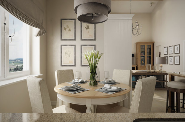 Фото из портфолио Американская классика в Ленинградской области. – фотографии дизайна интерьеров на INMYROOM