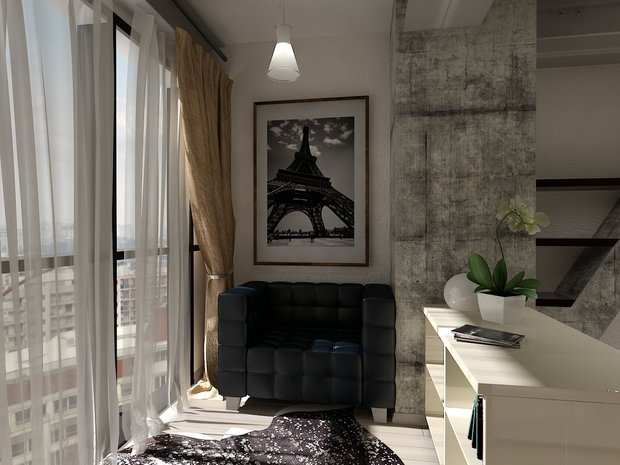 Фото из портфолио Квартира "Industrial!" – фотографии дизайна интерьеров на INMYROOM