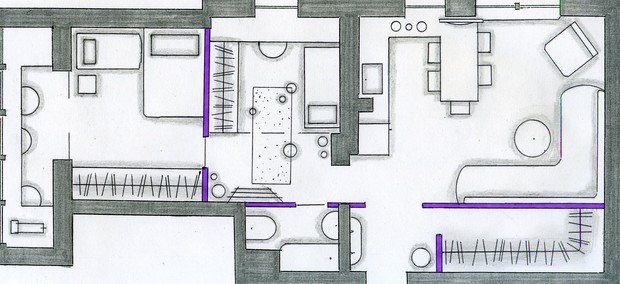 Фото из портфолио Мои перепланировки – фотографии дизайна интерьеров на INMYROOM