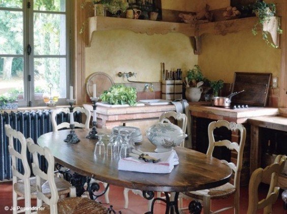 Фотография: Кухня и столовая в стиле Прованс и Кантри, Классический, Современный – фото на INMYROOM