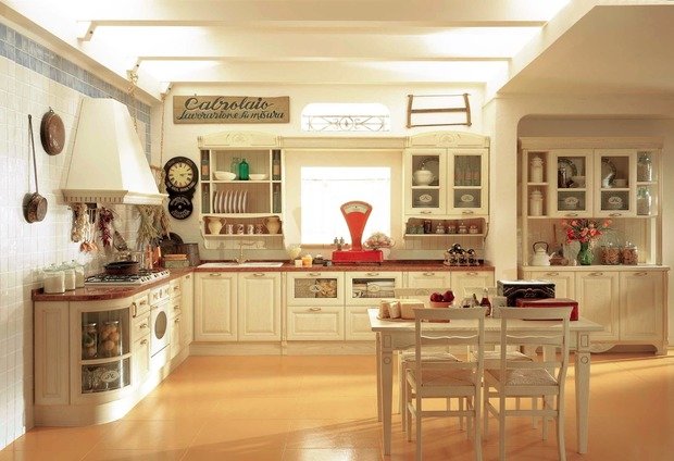 Фотография: Кухня и столовая в стиле Прованс и Кантри, Интерьер комнат – фото на INMYROOM