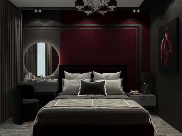 Фото из портфолио Cherry bedroom – фотографии дизайна интерьеров на INMYROOM