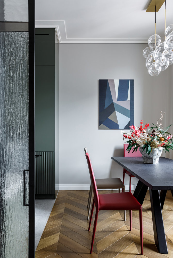 Фотография: Кухня и столовая в стиле Современный, Квартира, Проект дня, Москва, Айя Лисова, 4 и больше, Более 90 метров, Aiya Design – фото на INMYROOM Фотография: Кухня и столовая в стиле Современный, Квартира, Проект дня, Москва, Айя Лисова, 4 и больше, Более 90 метров, Aiya Design – фото на INMYROOM