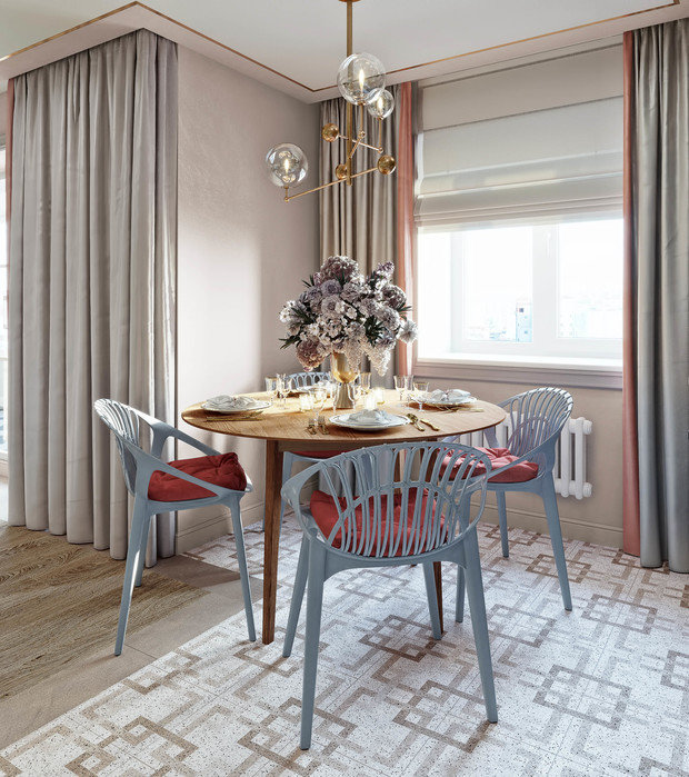 Фото из портфолио Сад Живерни | 4-х комнатная квартира – фотографии дизайна интерьеров на INMYROOM