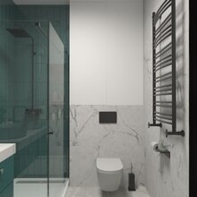 Фото из портфолио Совмещенный санузел – фотографии дизайна интерьеров на INMYROOM