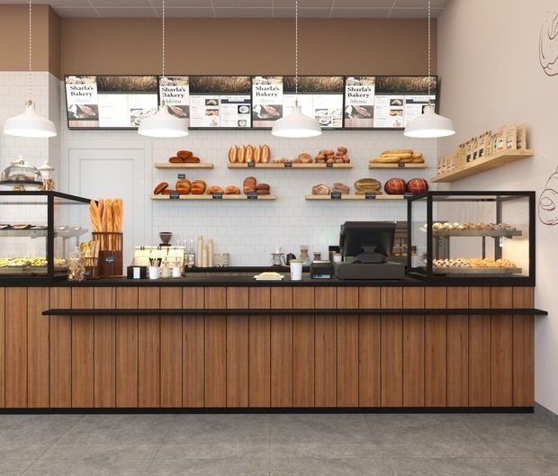 Фото из портфолио Пекарня – фотографии дизайна интерьеров на INMYROOM