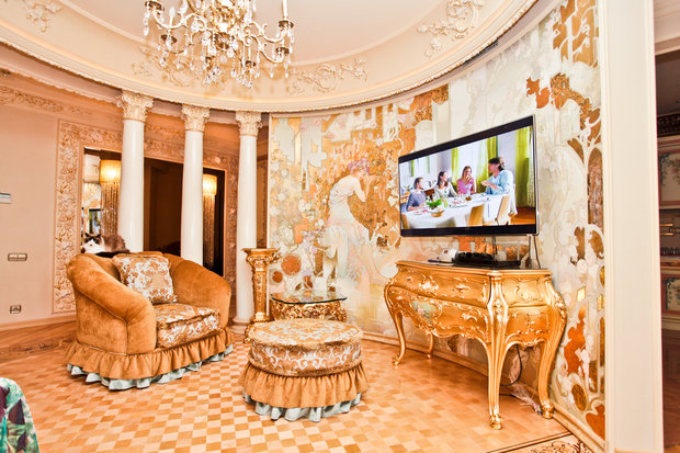 Фотография: Кухня и столовая в стиле Классический, Современный, Квартира, Дома и квартиры, Роспись – фото на INMYROOM