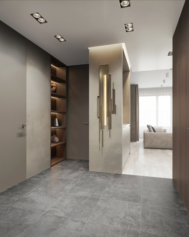 Фото из портфолио Квартира в Москве 70м2 – фотографии дизайна интерьеров на INMYROOM