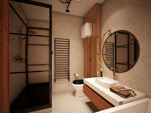 Фото из портфолио Санузел – фотографии дизайна интерьеров на INMYROOM