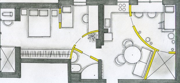 Фото из портфолио Мои перепланировки – фотографии дизайна интерьеров на INMYROOM