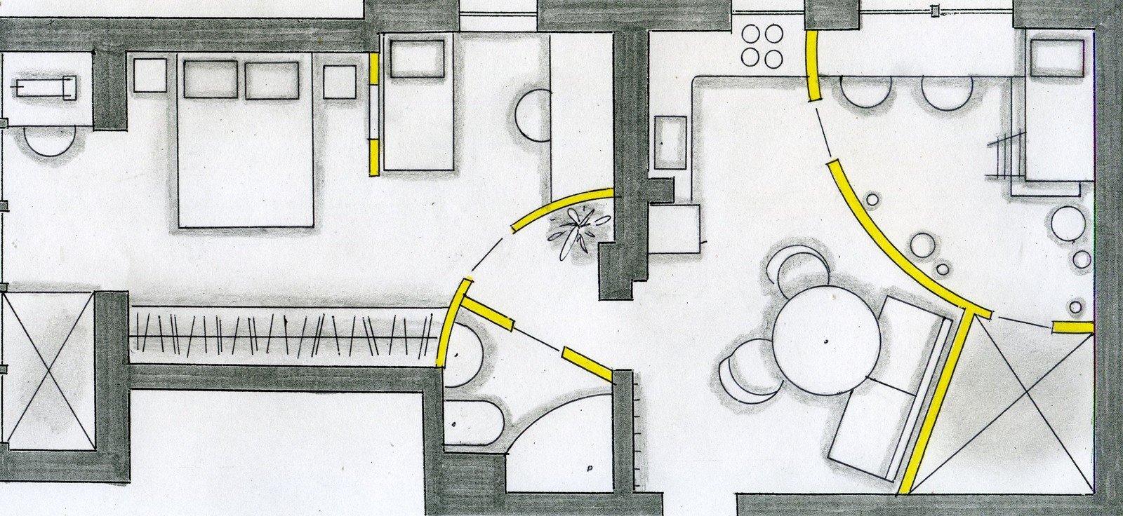 Фото из портфолио Мои перепланировки – фотографии дизайна интерьеров на INMYROOM Фото из портфолио Мои перепланировки – фотографии дизайна интерьеров на INMYROOM