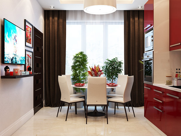 Фото из портфолио Дом в теплых тонах – фотографии дизайна интерьеров на INMYROOM