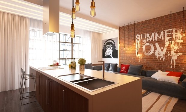 Фото из портфолио Квартира для влюбленных – фотографии дизайна интерьеров на INMYROOM