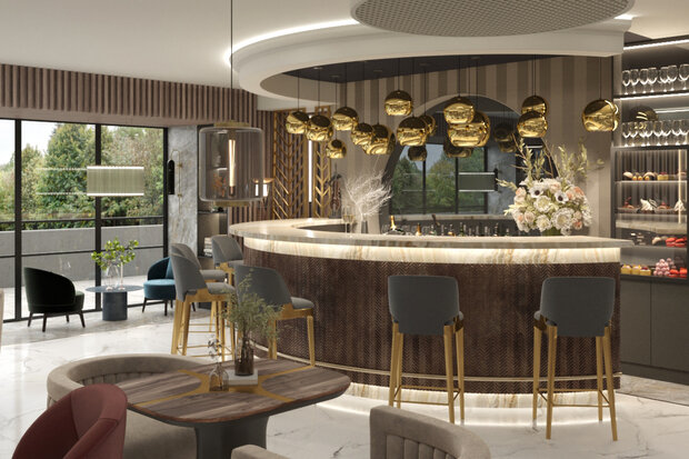 Фото из портфолио NEW STAR HOTEL. Lobby – фотографии дизайна интерьеров на INMYROOM