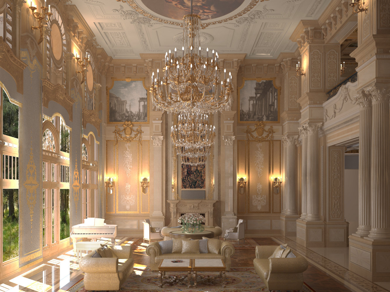 Фото из портфолио Зарисовки Versailles – фотографии дизайна интерьеров на INMYROOM Фото из портфолио Зарисовки Versailles – фотографии дизайна интерьеров на INMYROOM