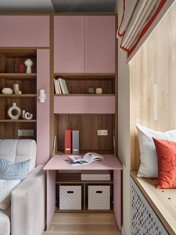 Фотография: Спальня в стиле Современный, Квартира, Проект дня, Москва, Сталинка, 3 комнаты, Более 90 метров, Анастасия Уфимцева – фото на INMYROOM