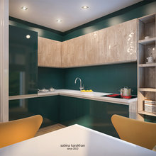 Фото из портфолио Сила цвета на 47m2 (Рига). – фотографии дизайна интерьеров на INMYROOM