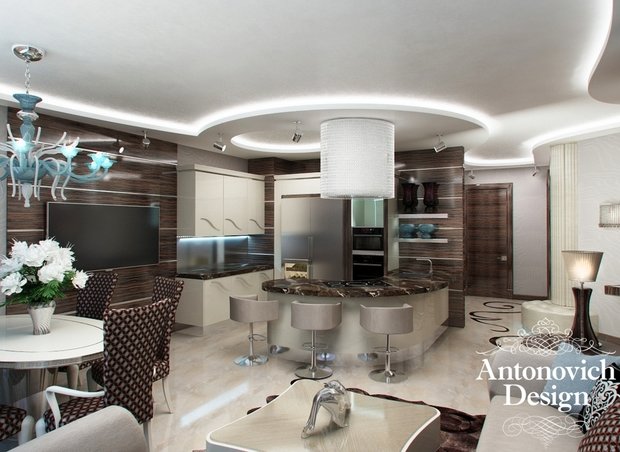 Фото из портфолио Современный стиль в интерьере от студии ANTONOVICH DESIGN – фотографии дизайна интерьеров на InMyRoom.ru