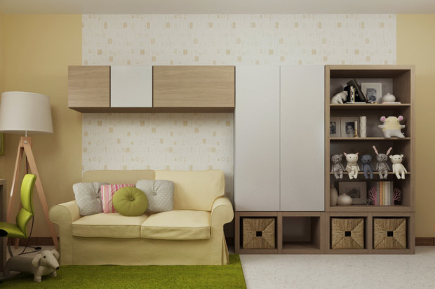 Фото из портфолио Детская "навырост" – фотографии дизайна интерьеров на INMYROOM