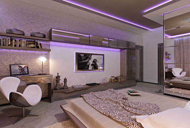 Фото из портфолио Дизайн романтической спальни  – фотографии дизайна интерьеров на INMYROOM