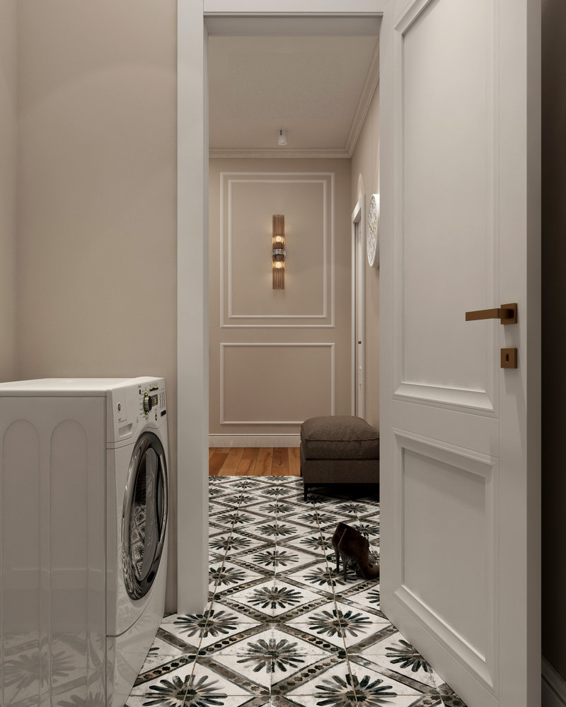 Фотография: Ванная в стиле Современный, Квартира, Проект дня, Бежевый, Неоклассика, интерьер в стиле современной классики, Тверской район, бежевый интерьер, 3 комнаты, Более 90 метров, Тверская область, Дарья Титова – фото на INMYROOM Фотография: Ванная в стиле Современный, Квартира, Проект дня, Бежевый, Неоклассика, интерьер в стиле современной классики, Тверской район, бежевый интерьер, 3 комнаты, Более 90 метров, Тверская область, Дарья Титова – фото на INMYROOM