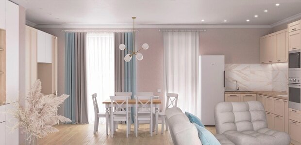 Фото из портфолио Проект "Воздушные облака" – фотографии дизайна интерьеров на INMYROOM