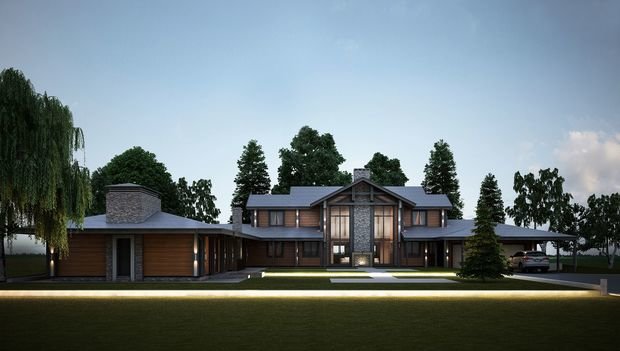 Фото из портфолио Поместье в скандинавском стиле / Scandinavian-style mansion – фотографии дизайна интерьеров на INMYROOM
