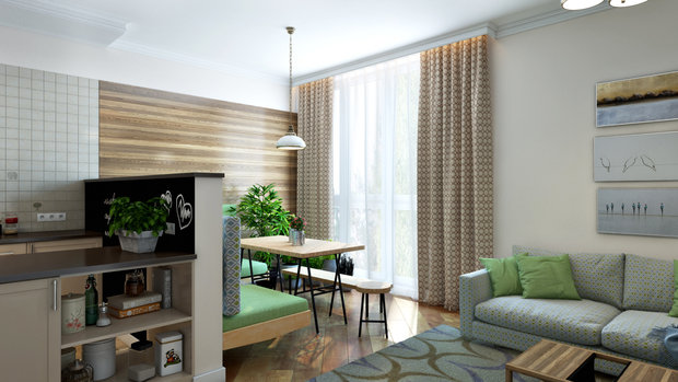 Фото из портфолио Квартира в Сколково – фотографии дизайна интерьеров на INMYROOM