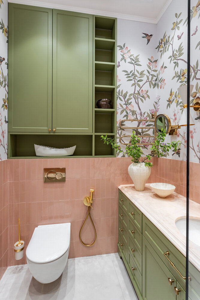 Фотография: Ванная в стиле Классический, Современный, Квартира, Проект дня, Москва, 4 и больше, Более 90 метров, Виктория Колесникова – фото на INMYROOM Фотография: Ванная в стиле Классический, Современный, Квартира, Проект дня, Москва, 4 и больше, Более 90 метров, Виктория Колесникова – фото на INMYROOM