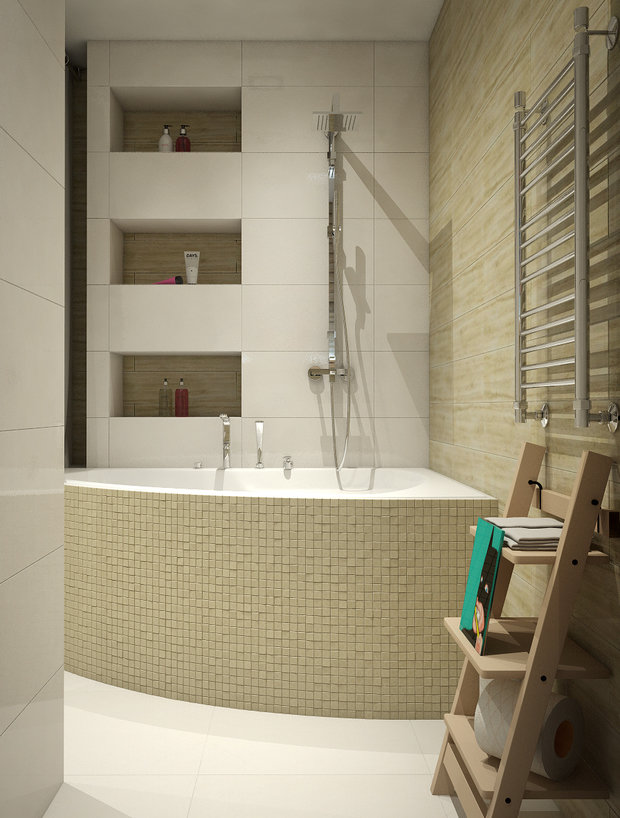 Фото из портфолио Дизайн квартиры-студии – фотографии дизайна интерьеров на INMYROOM