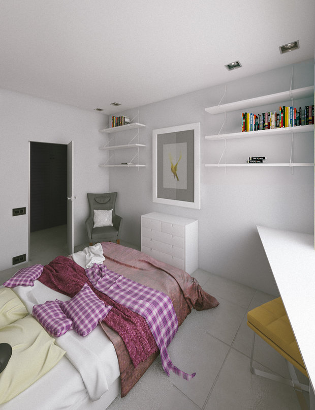 Фото из портфолио Перепланировка однокомнатной кв – фотографии дизайна интерьеров на INMYROOM