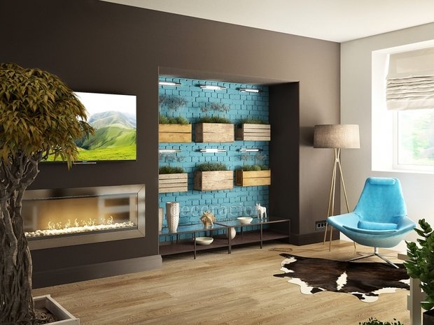 Фото из портфолио Природа внутри – фотографии дизайна интерьеров на INMYROOM