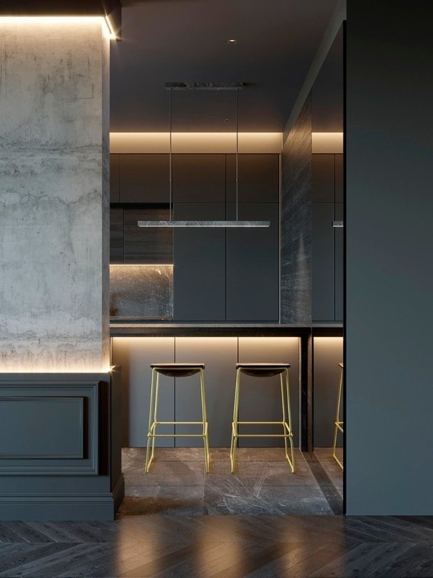 Фото из портфолио Современная классика – фотографии дизайна интерьеров на INMYROOM