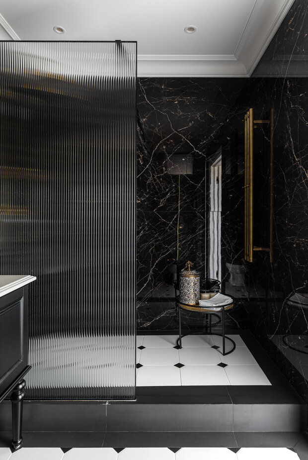 Фотография: Ванная в стиле Классический, Современный, Эклектика, Проект дня, Пентхаус, Москва, Раменское, 2 комнаты, 60-90 метров, Мариетта Мнацаканян – фото на INMYROOM