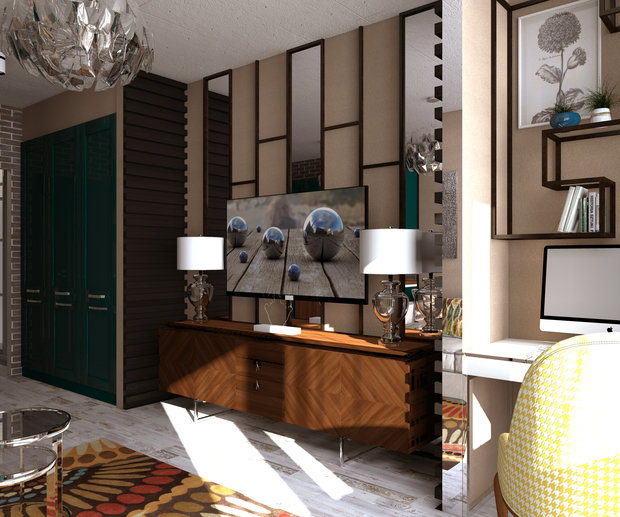 Фото из портфолио Клуб одиноких людей – фотографии дизайна интерьеров на INMYROOM