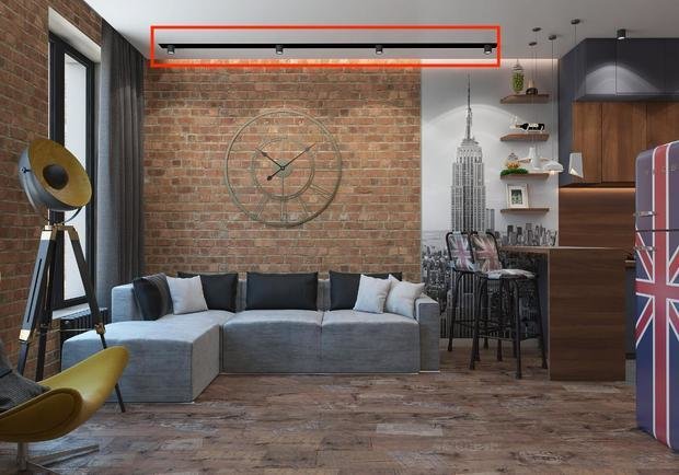 Фото из портфолио 1к квартира в стиле лофт – фотографии дизайна интерьеров на INMYROOM