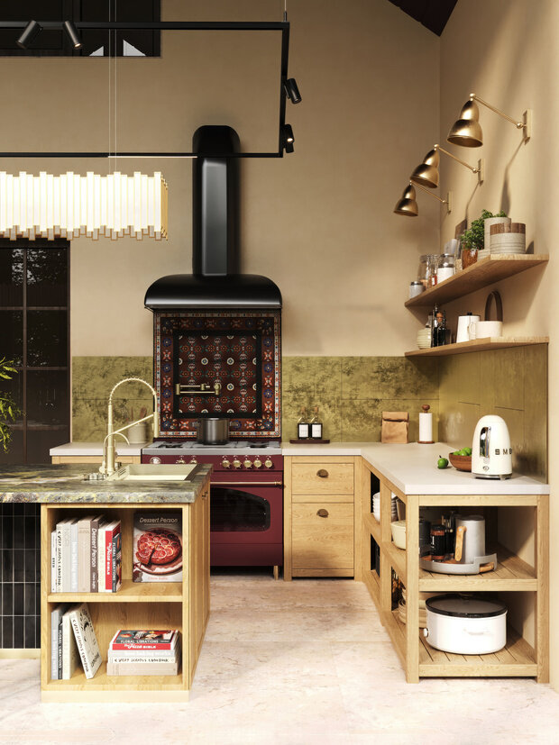 Фотография: Кухня и столовая в стиле Эклектика, Прованс и Кантри, Дом, Проект дня, Ирина Собыленская, до 40 метров – фото на INMYROOM