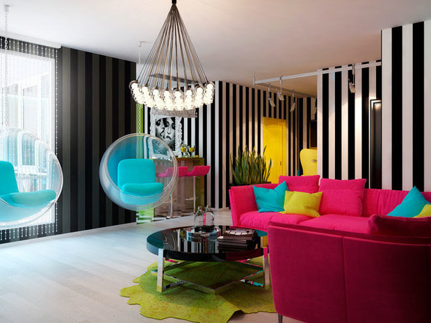 Фото из портфолио Квартира в стиле Энди Уорхола – фотографии дизайна интерьеров на INMYROOM