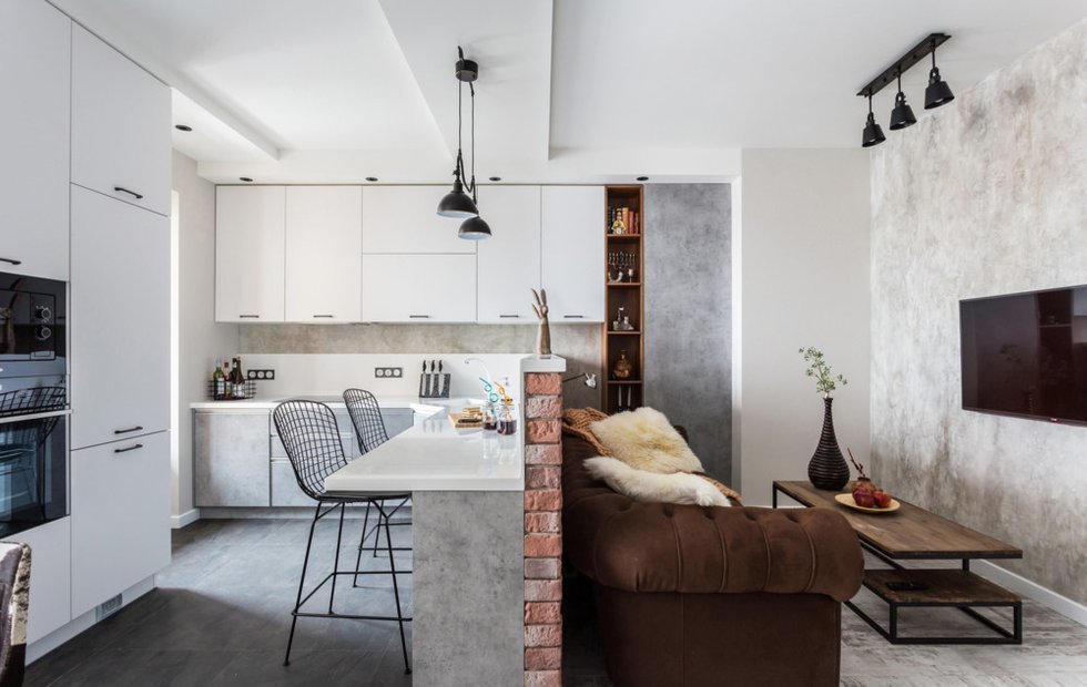 Фотография: Кухня и столовая в стиле Лофт, Советы, Стены, Декоративная штукатурка, Dali decor, Dali-Decor – фото на INMYROOM Фотография: Кухня и столовая в стиле Лофт, Советы, Стены, Декоративная штукатурка, Dali decor, Dali-Decor – фото на INMYROOM