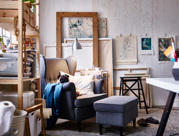 Фото из портфолио Творческая студия : идеи от IKEA – фотографии дизайна интерьеров на INMYROOM