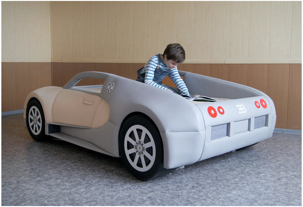 Фото из портфолио Уникальная детская кровать-машина BugaTTi Veyron от R.O.M.-Dekor – фотографии дизайна интерьеров на InMyRoom.ru