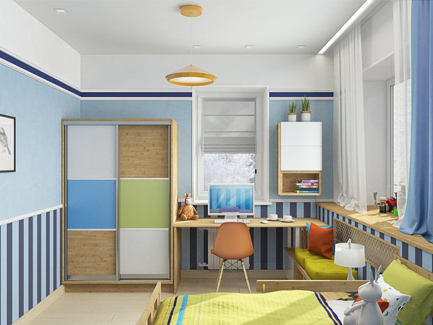 Фото из портфолио Таунхаус для молодой семьи – фотографии дизайна интерьеров на INMYROOM