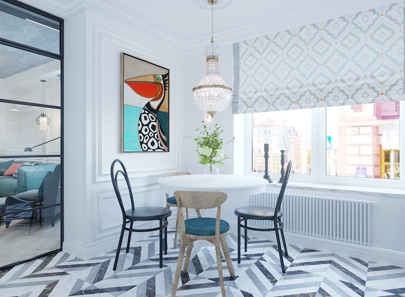 Фото из портфолио Дизайн трехкомнатной квартиры – фотографии дизайна интерьеров на INMYROOM Фото из портфолио Дизайн трехкомнатной квартиры – фотографии дизайна интерьеров на INMYROOM